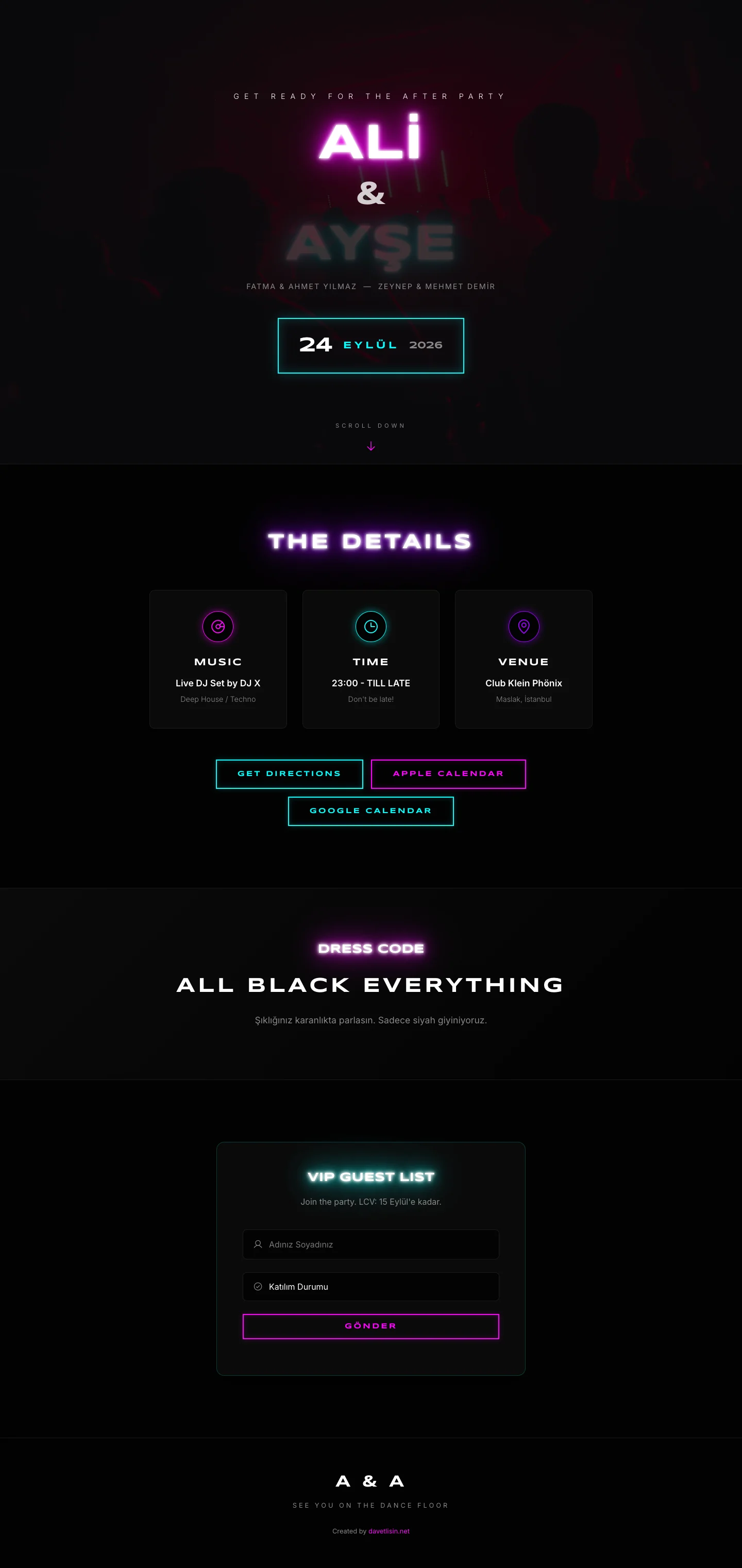 Dark Mode Neon